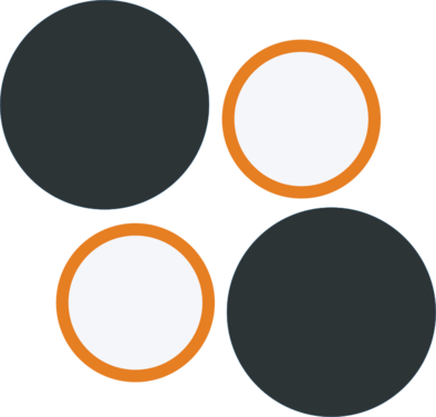 Logo van LMS-IT Solutions enkel de cirkels
